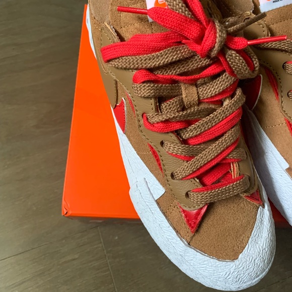 Nike Blazer x sacai low size 7.5M/size 9W - Picture 3 of 8